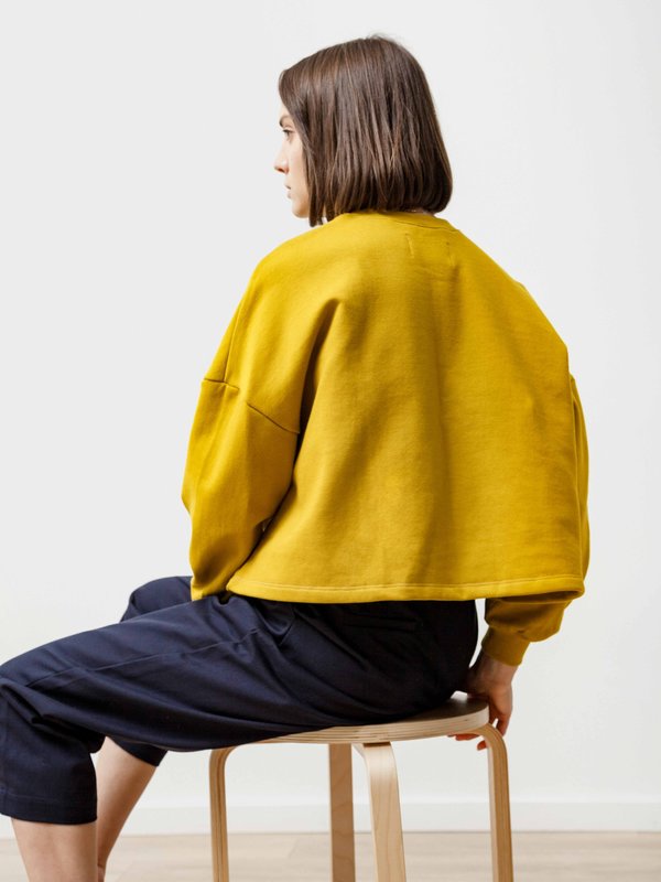 Priory Summer Lightweight Terry Crew - Dijon Priory Summer Lightweight Terry Crew - Dijon