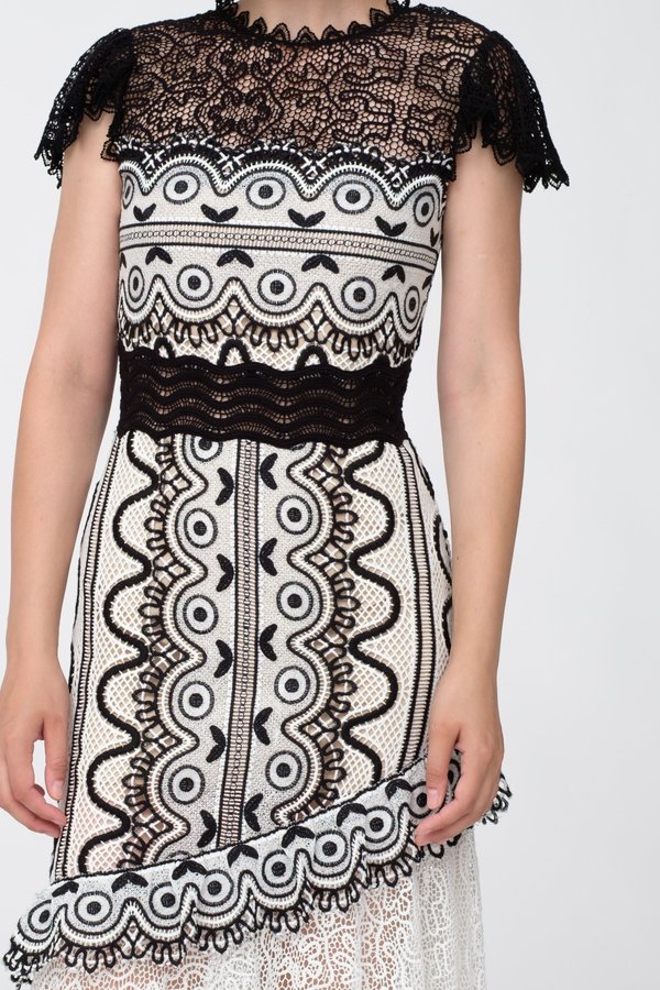 Sea NY Lola Lace Midi Dress | Garmentory Sea NY Lola Lace Midi Dress | Garmentory