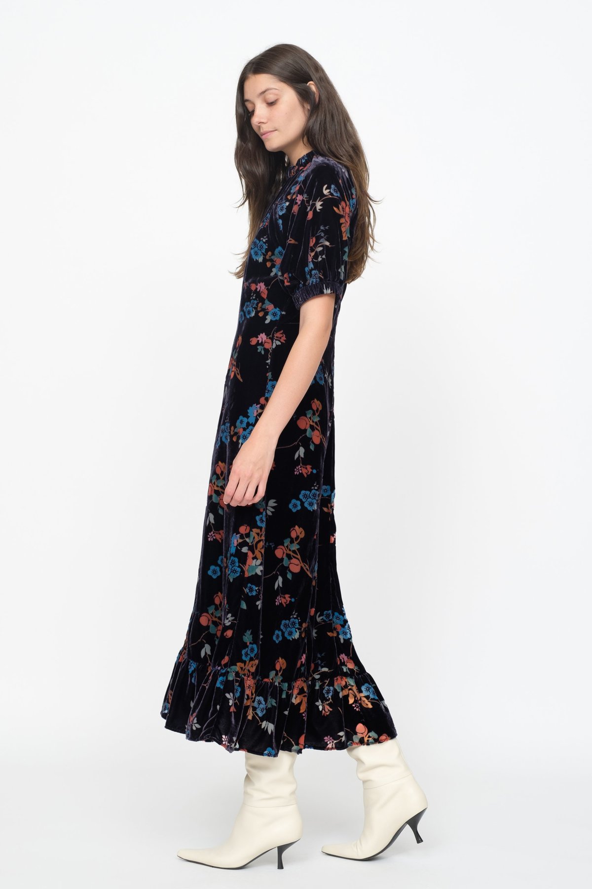 knee length dresses for ladies Vitamin A Mari Linen Maxi Dress