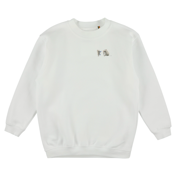 caroline bosmans destroyed with love sweatshirt caroline bosmans destroyed with love sweatshirt