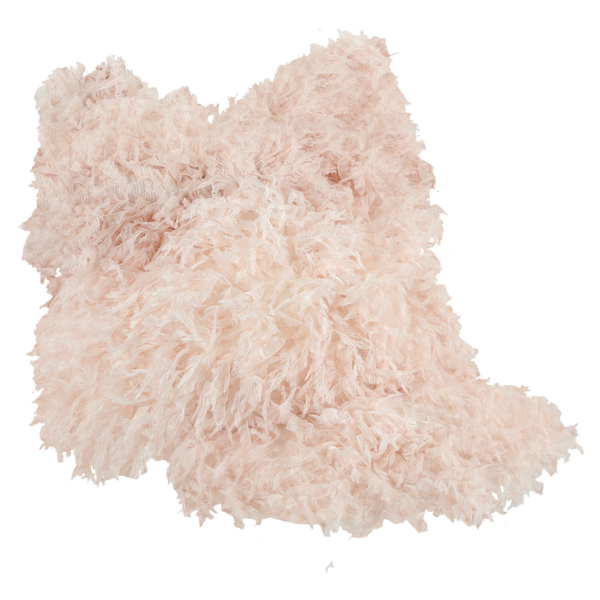 caroline bosmans frill cap with bow - pink caroline bosmans frill cap with bow - pink