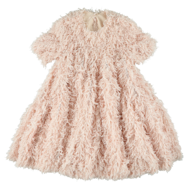 caroline bosmans wide frill dress pink caroline bosmans wide frill dress pink