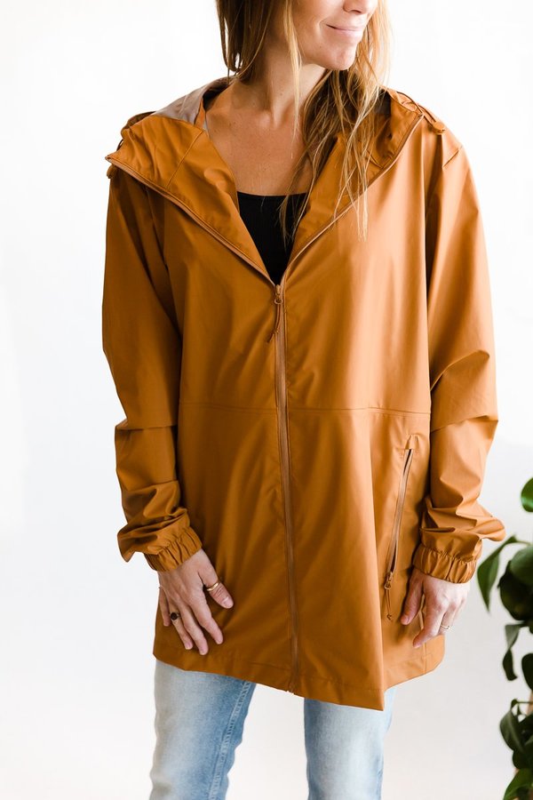 Rains Mover Jacket - Camel | Garmentory