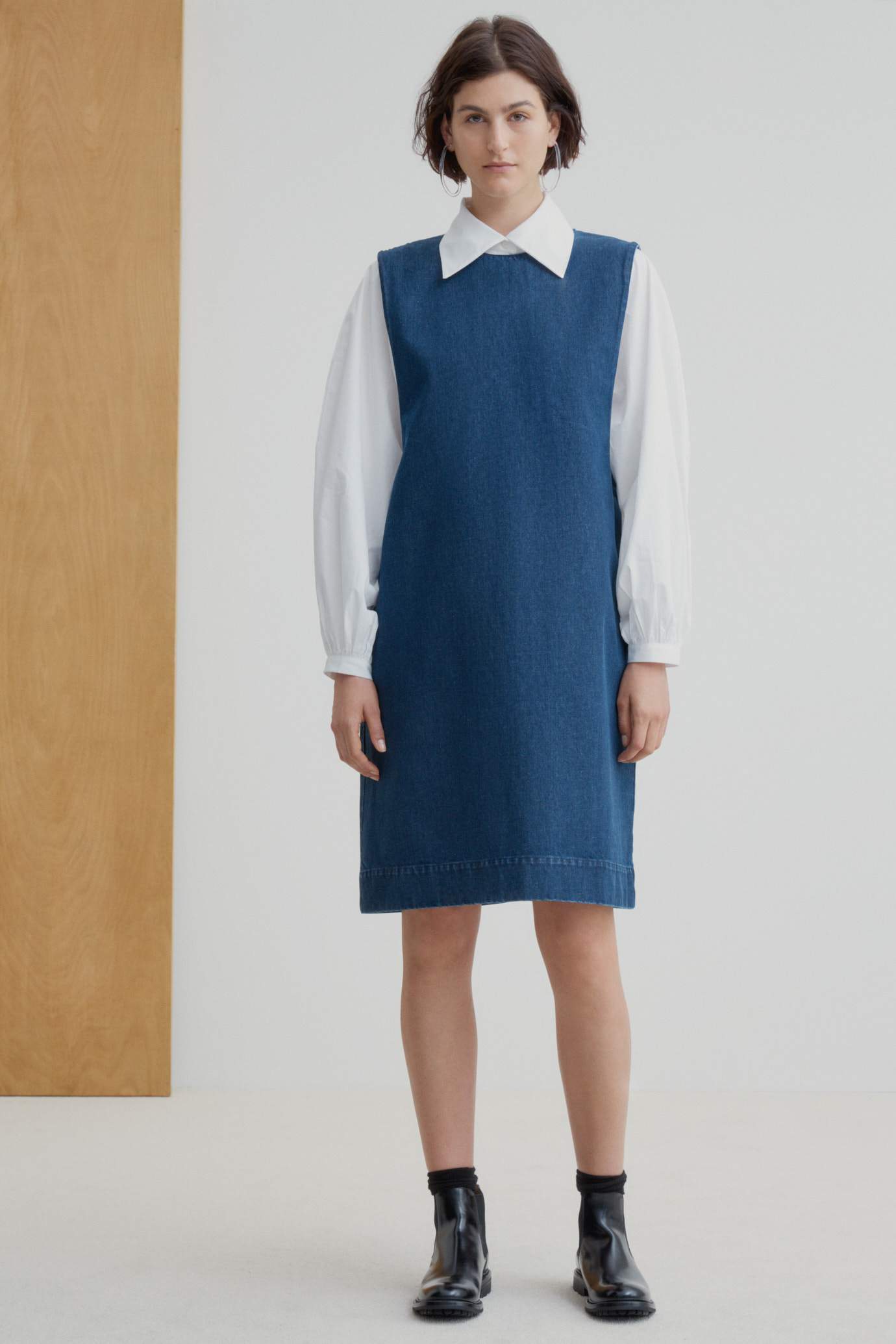 kowtow denim dress