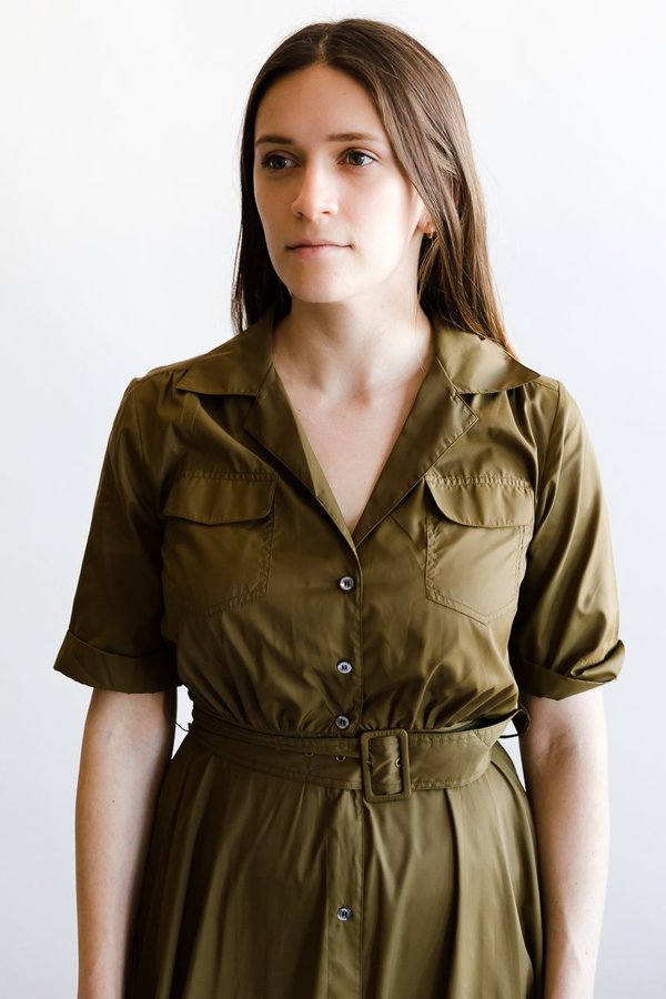 Staud Millie Dress - Caper | Garmentory