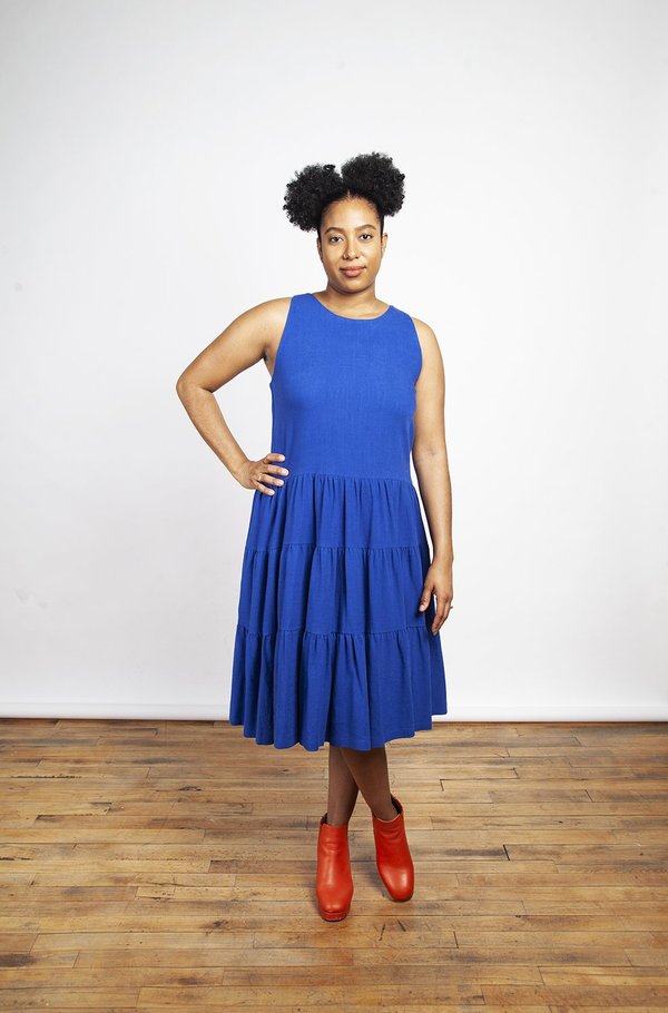 Jennifer Glasgow Chagall Dress - Electric Blue | Garmentory