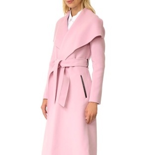 mackage pink coat