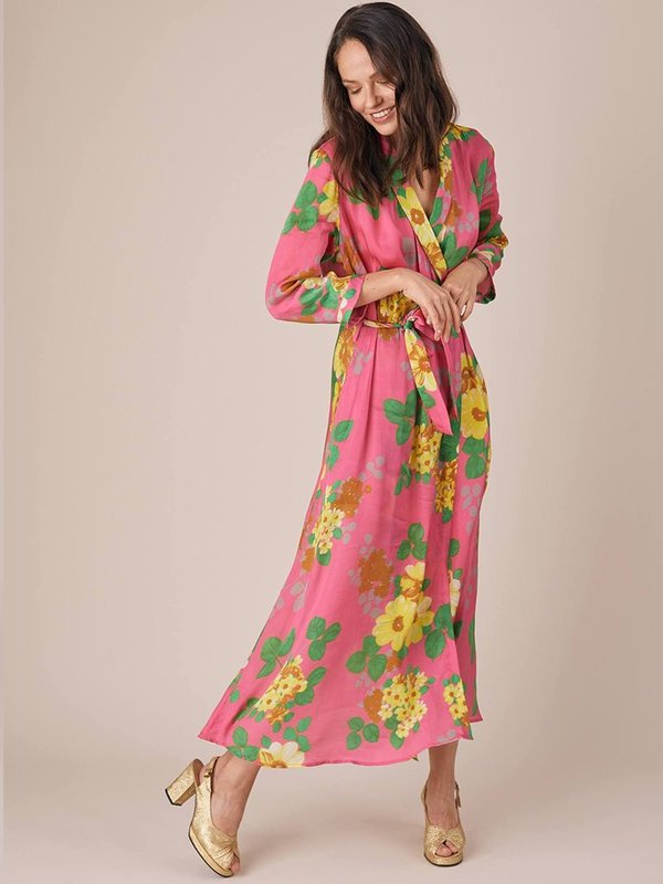 Bailey & Buetow Colette Dress - Fuchsia | Garmentory