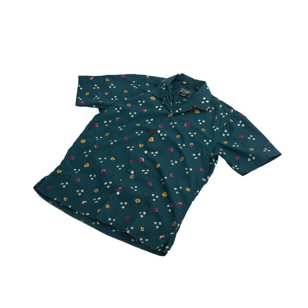 Gitman Bros. Gitman Vintage Classic Bandhani Cloth Camp Shirt - Green