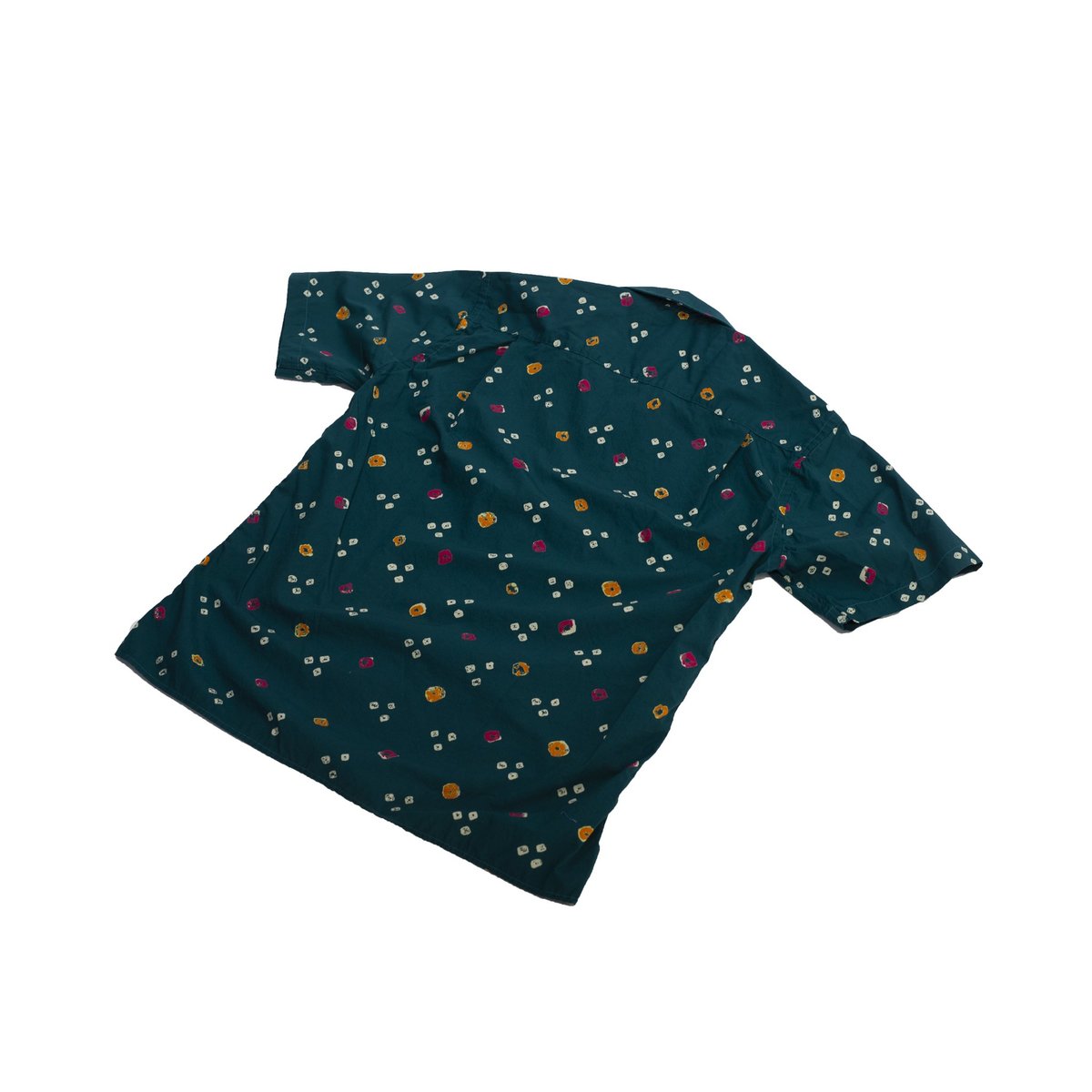 Gitman Bros. Gitman Vintage Classic Bandhani Cloth Camp Shirt - Green - Image 2 of 5