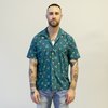 Gitman Bros. Gitman Vintage Classic Bandhani Cloth Camp Shirt - Green - Thumbnail 4