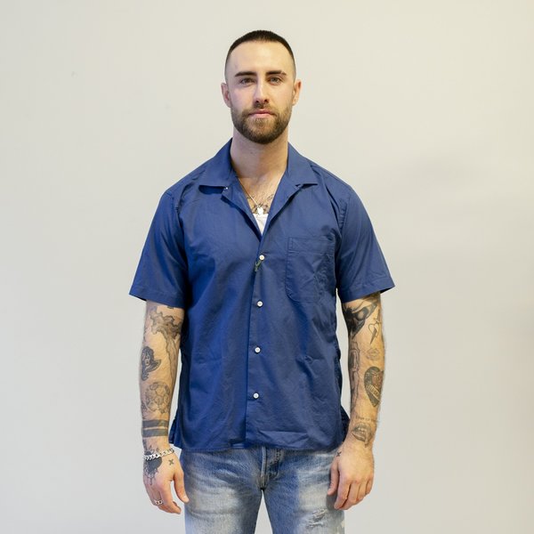 Hospack Camp Shirt - Navy | Garmentory