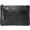 Oliveve queenie in black hornback embossed cow leather Oliveve queenie in black hornback embossed cow leather