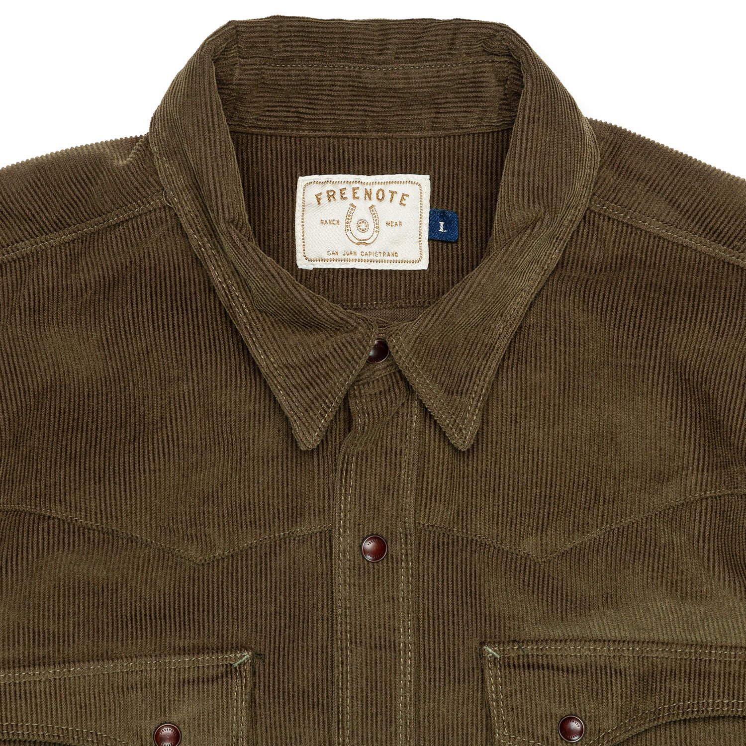 Freenote Cloth Calico - Canteen Corduroy | Garmentory
