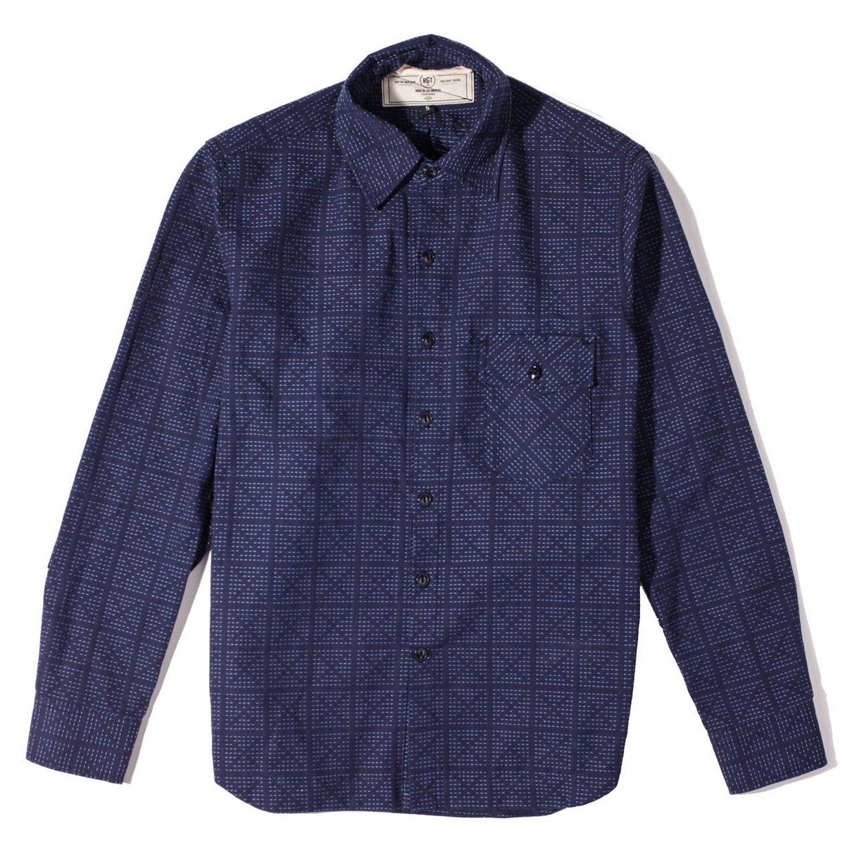 Rogue Territory Oxford Work Shirt Stitch Sashiko - Image 1 of 3