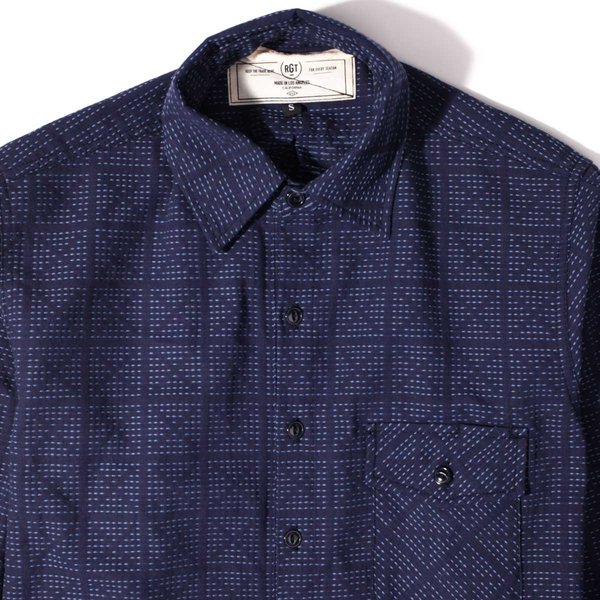 Rogue Territory Oxford Work Shirt Stitch Sashiko