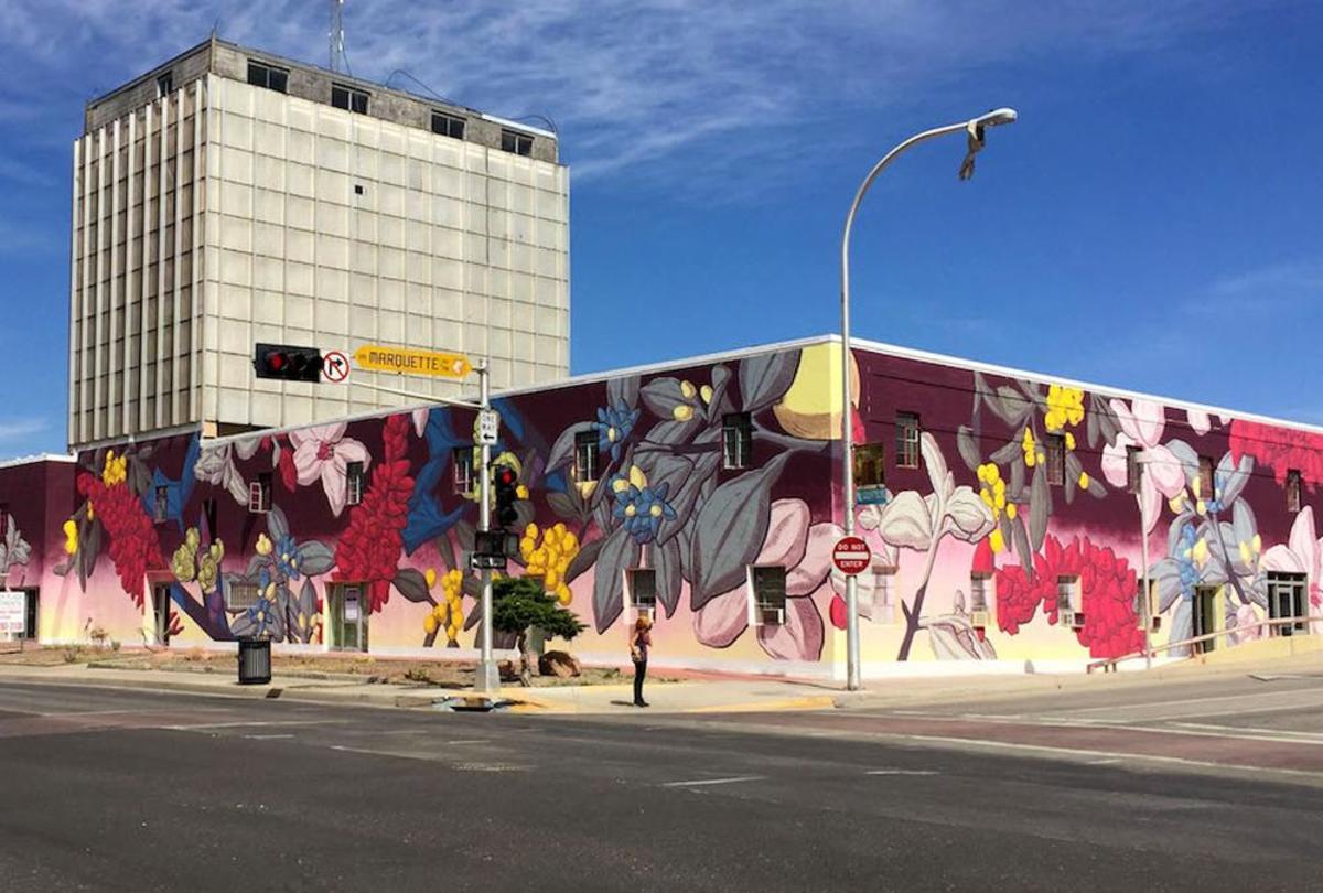 Nimes x Pastel Leather Tote - Pastel Print  - Image 3 of 5