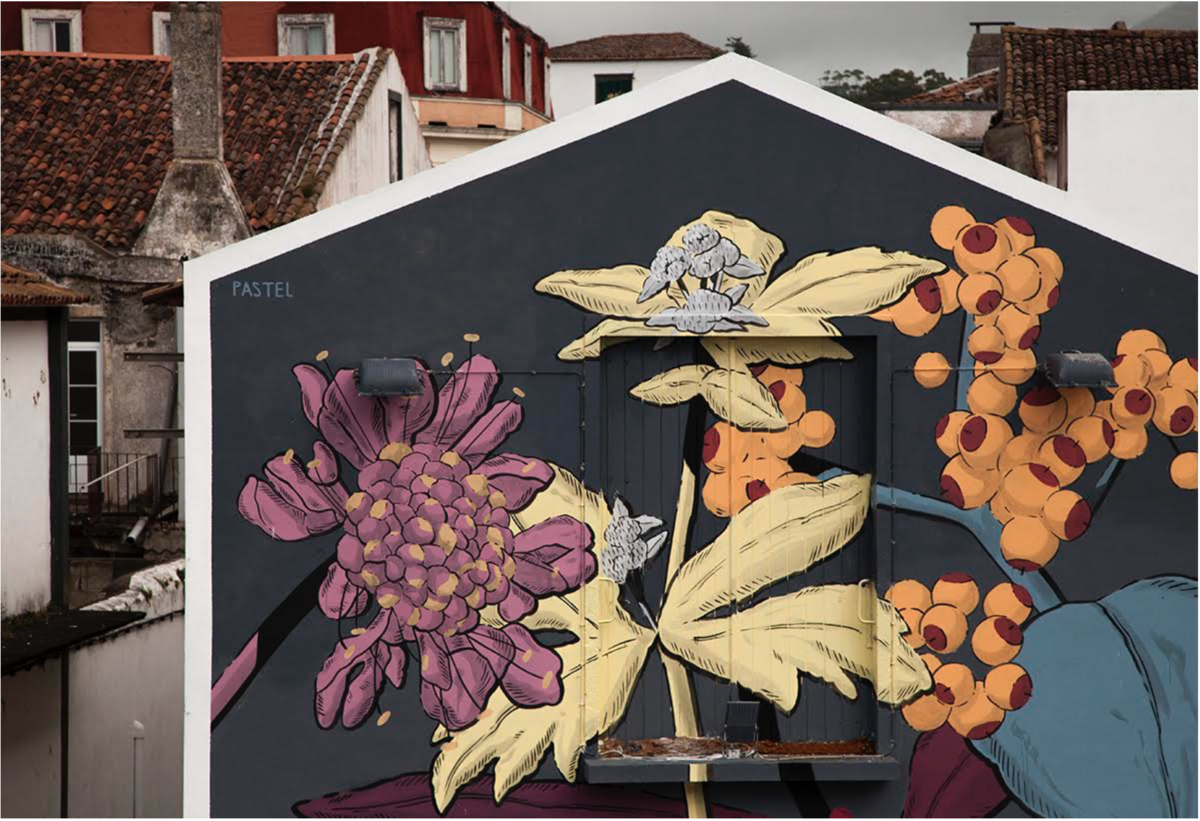 Nimes x Pastel Leather Tote - Pastel Print  - Image 5 of 5