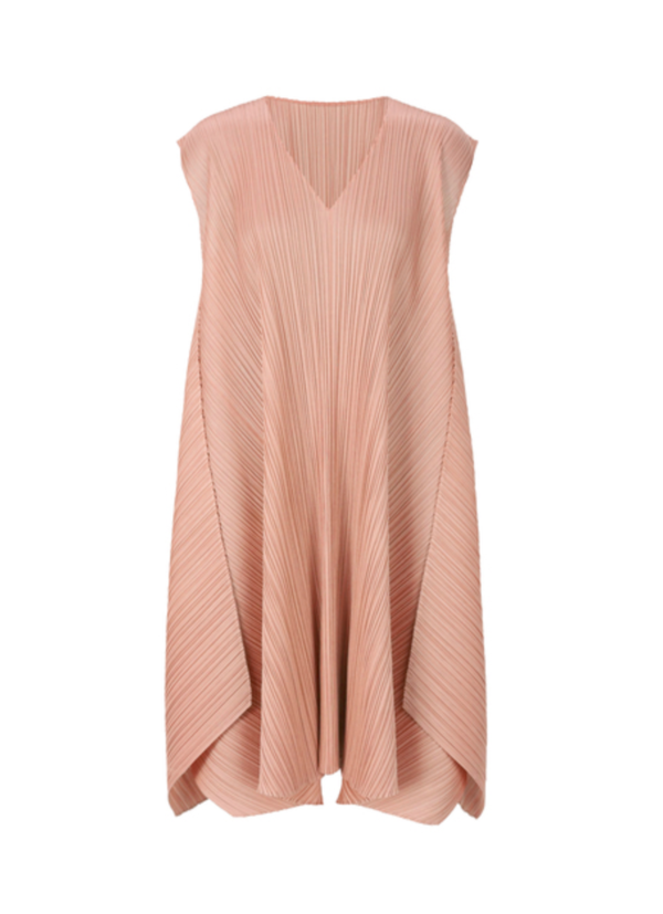 Issey Miyake Overlapped Dress - Light Coral Issey Miyake Overlapped Dress - Light Coral