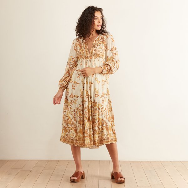 cream gypsy dress Gypsy Junkies Mimi Daisy Tunic - Cream Dress - $78.00