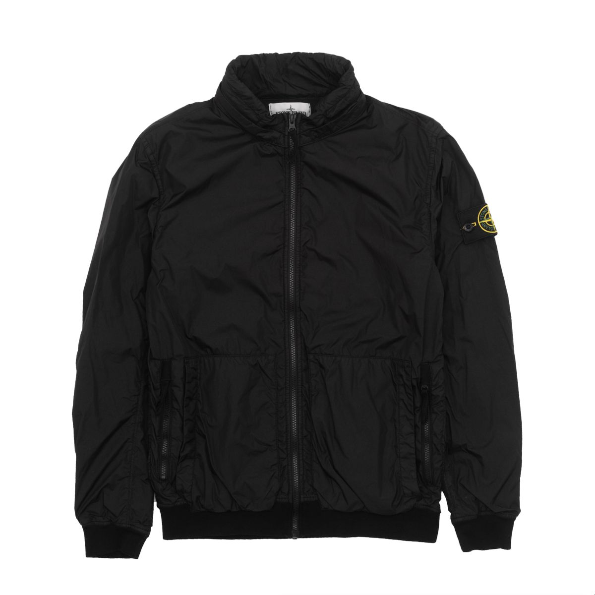 Stone Island 43230 Crinkle Reps Jacket - Black | Garmentory