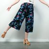 Allison Wonderland Soufflot Culottes - Black Tropical - Thumbnail 1
