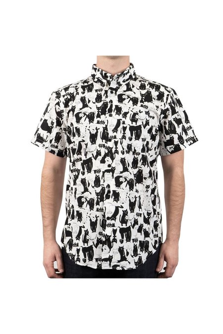 naked and famous cat shirt