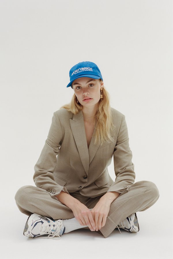 Sporty & Rich Science logo hat - sport blue/white stitch Sporty & Rich Science logo hat - sport blue/white stitch