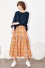 Milk & Thistle Dali skirt - Koolaid plaid  - Thumbnail 1