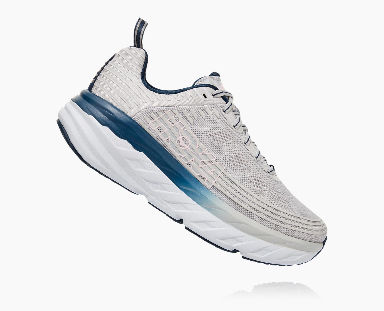 Hoka One One Women's Bondi 6 LUNAR ROCK / NIMBUS CLOUD Garmentory