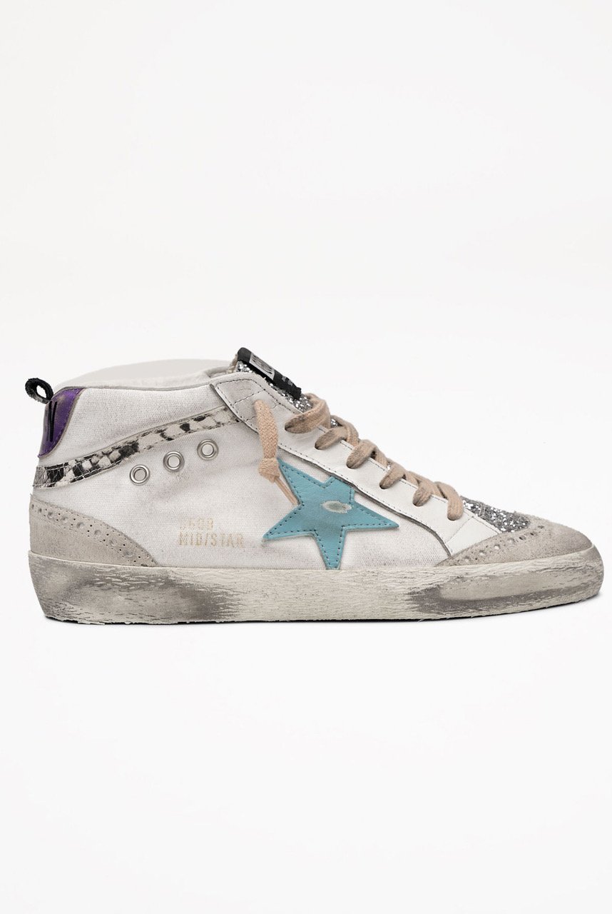 golden goose sneakers blue star