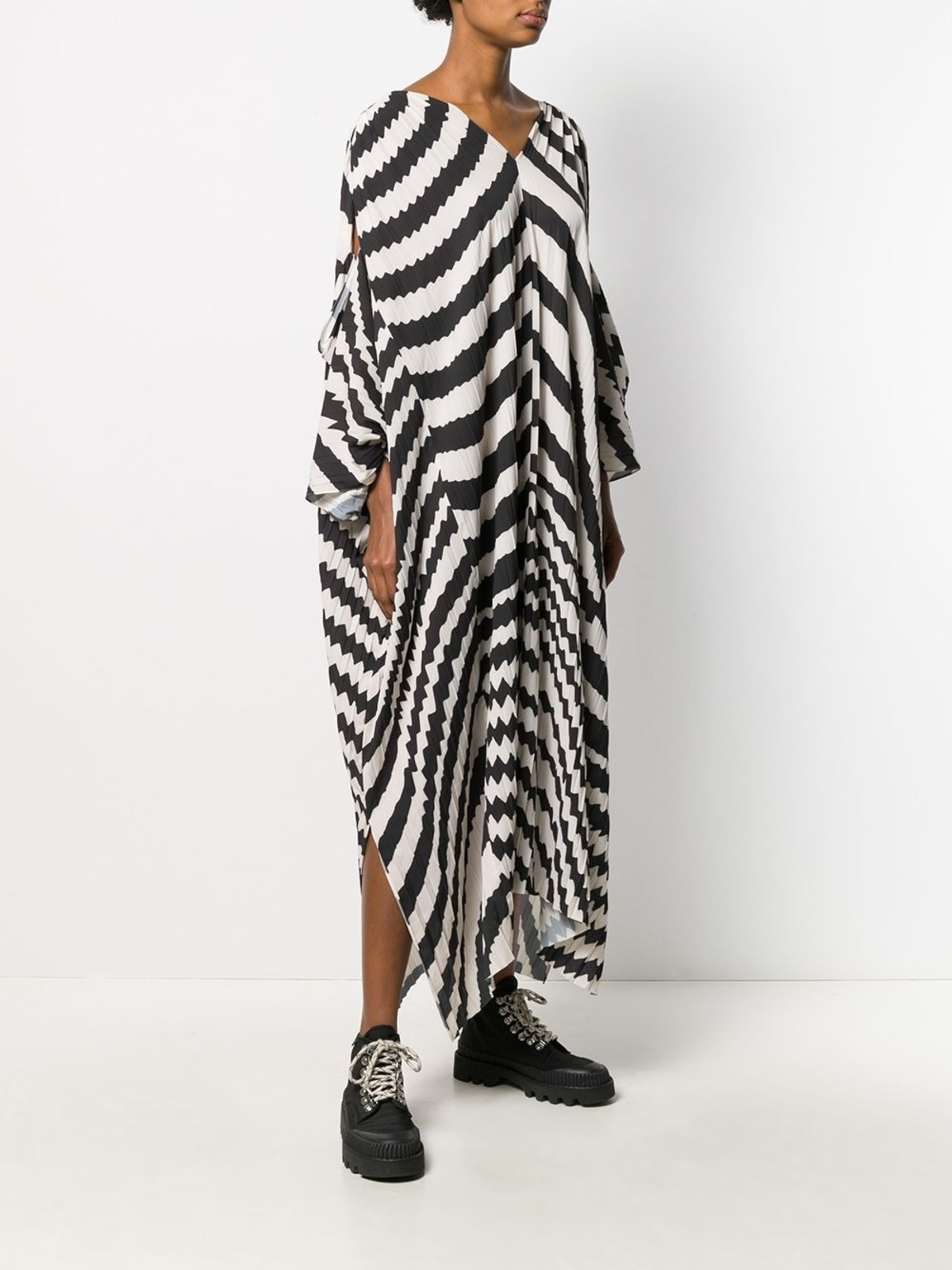 Henrik Vibskov PLEATED JELLY DRESS - Black/White | Garmentory