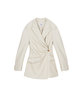 NANUSHKA Blair Deconstructed Blazer - off white - Thumbnail 5