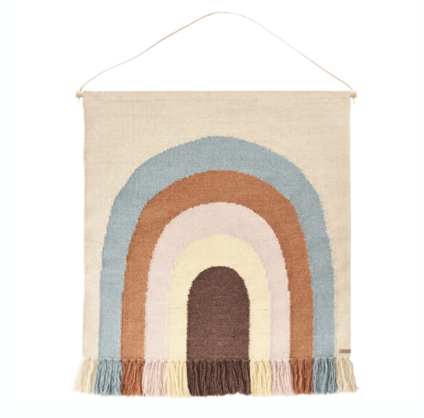 OYOY Follow the Rainbow Wall Rug OYOY Follow the Rainbow Wall Rug