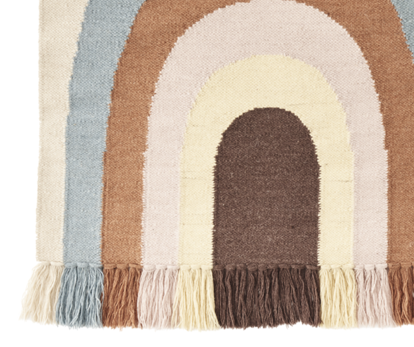 OYOY Follow the Rainbow Wall Rug OYOY Follow the Rainbow Wall Rug