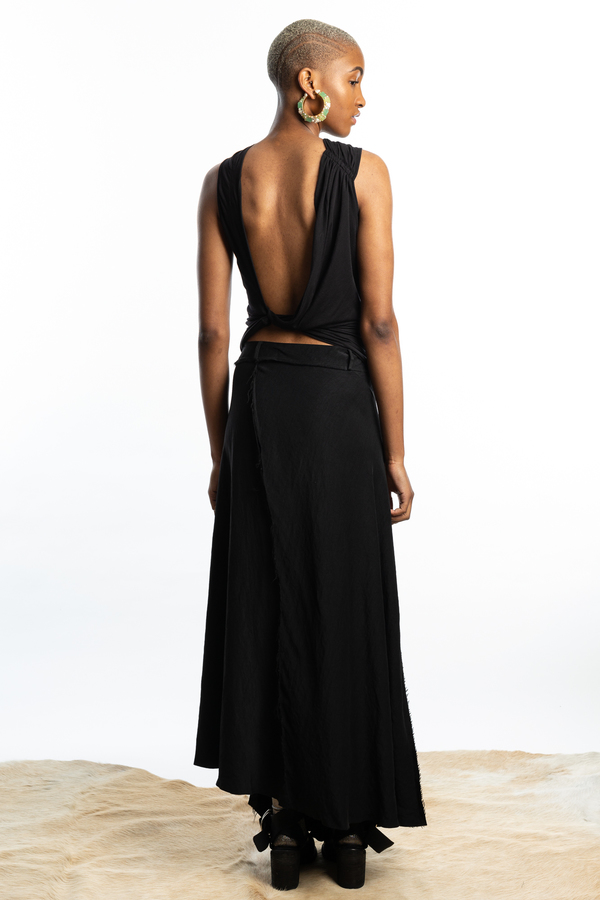 RICK OWENS LILIES Low Back Top - Black | Garmentory