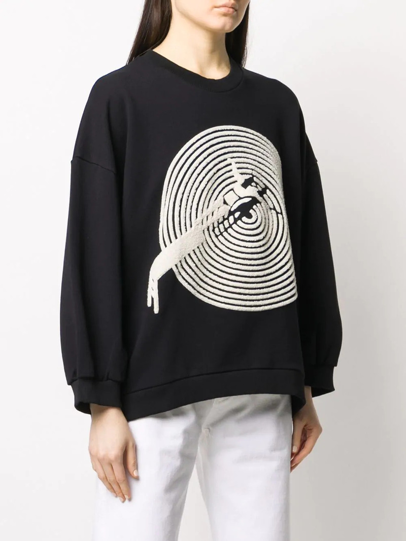 Henrik Vibskov Swimming Pool Sweatshirt - Black | Garmentory