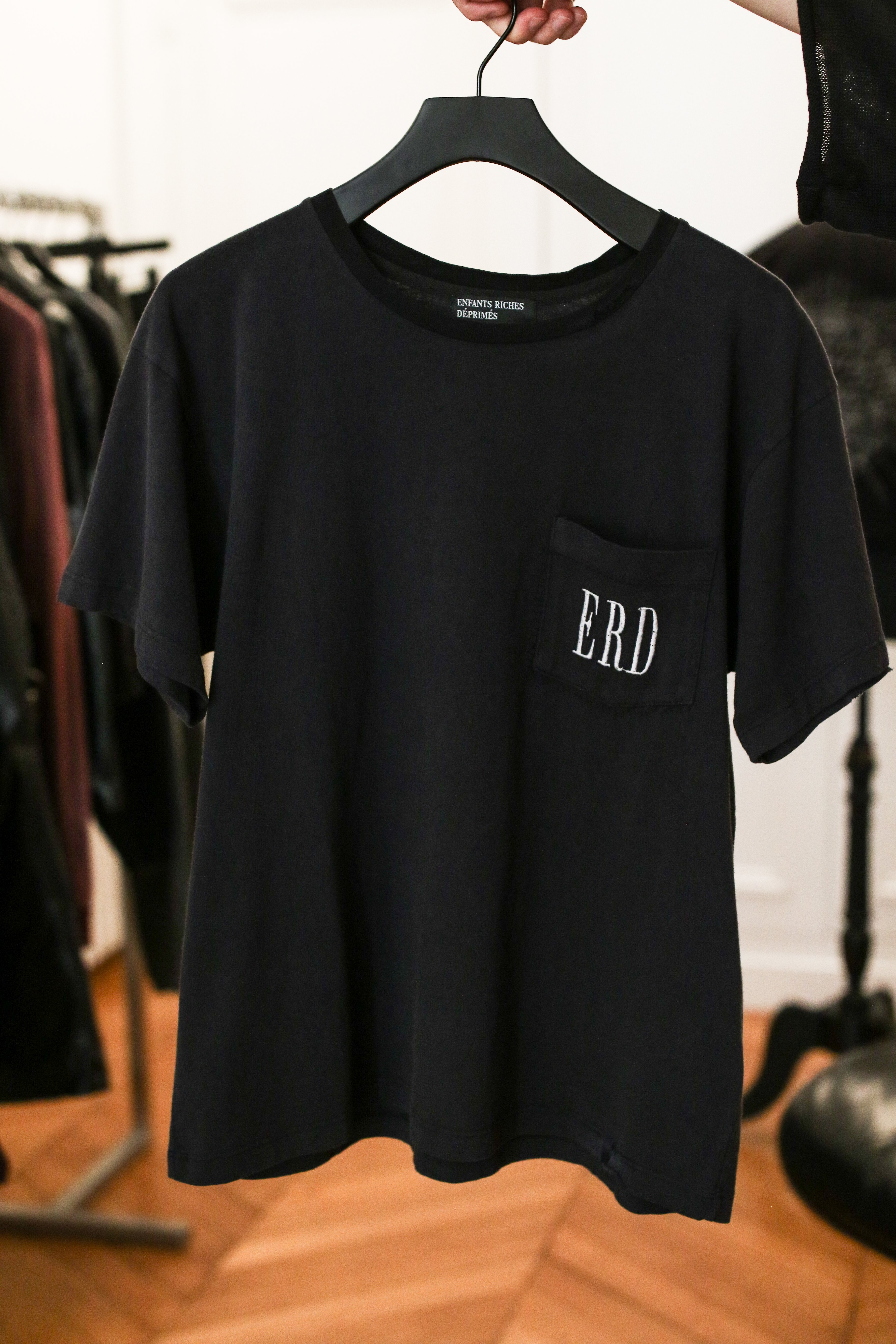 Enfants Riches Deprimes Checkerboard T Shirt - Black