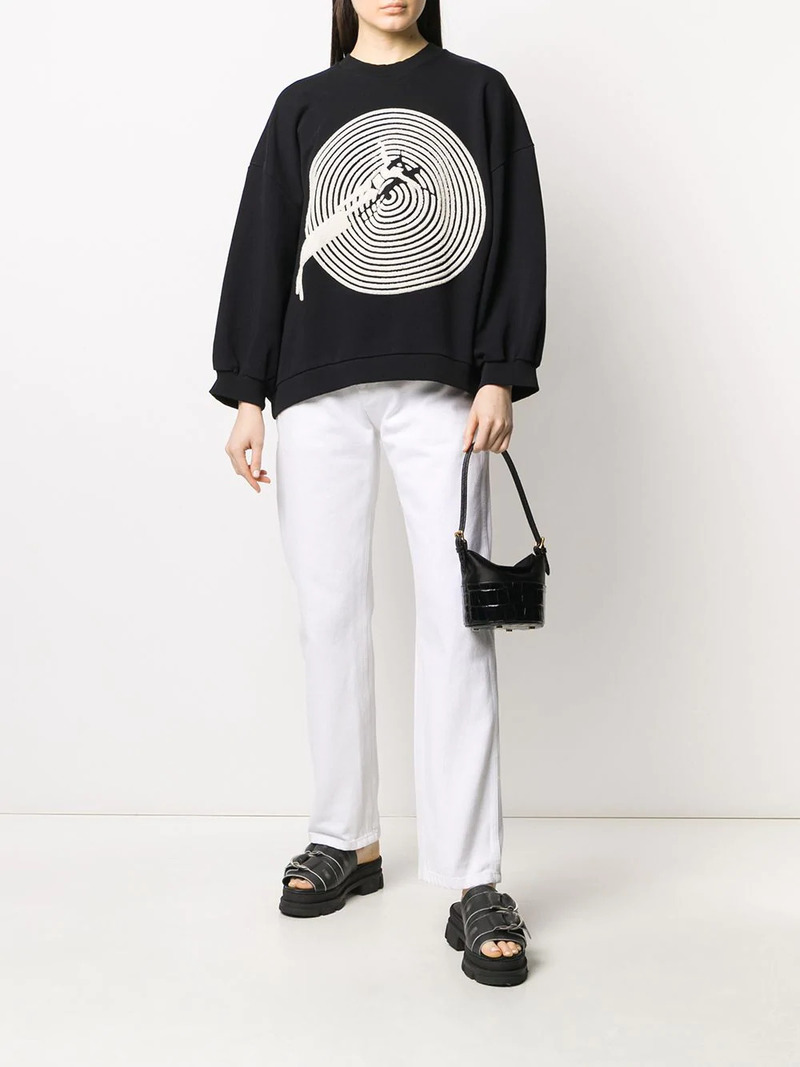 Henrik Vibskov Swimming Pool Sweatshirt - Black | Garmentory