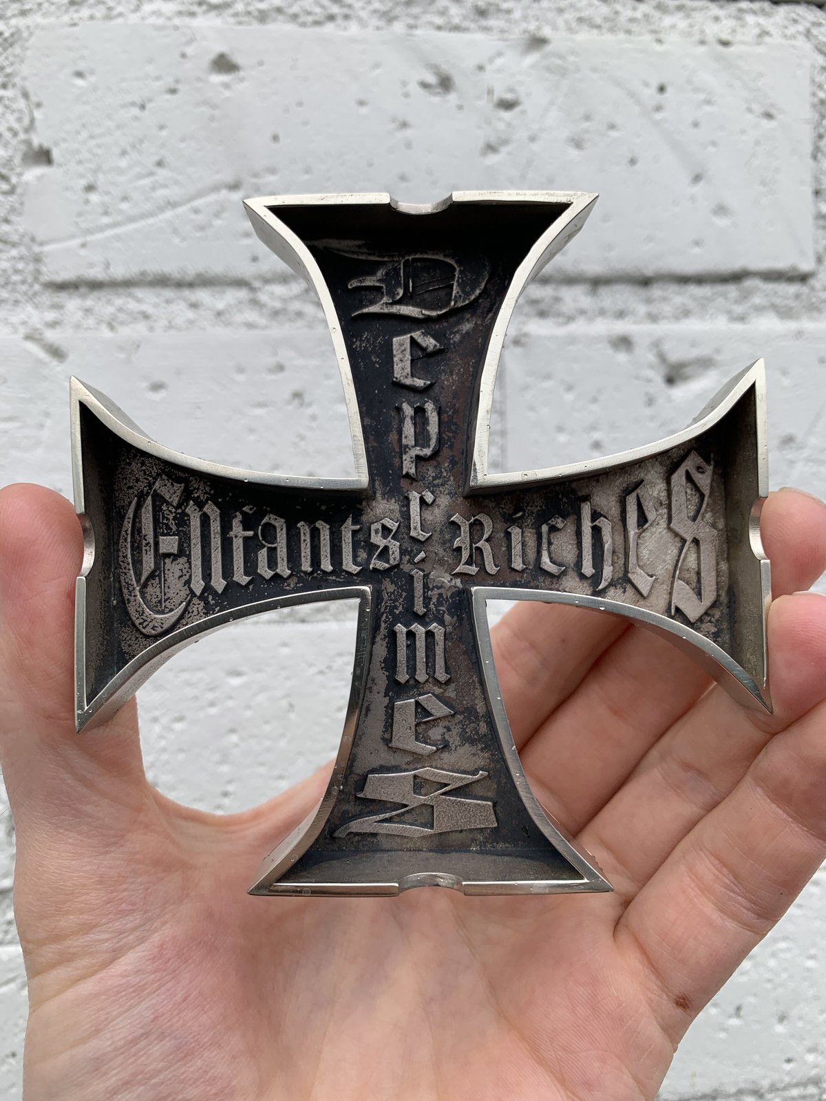 enfants riches deprimes 灰皿 Enfants Riches Déprimés - Logo-Engraved Burnished Bronze Ashtray