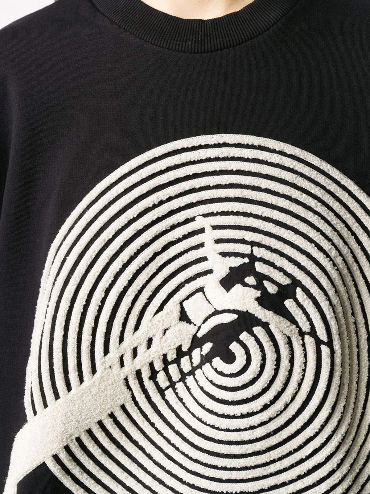 トップス HENRIK VIBSKOV - Sun Moon Sweat - Black Henrik Vibskov Ring Sweat, Black – Glasswing