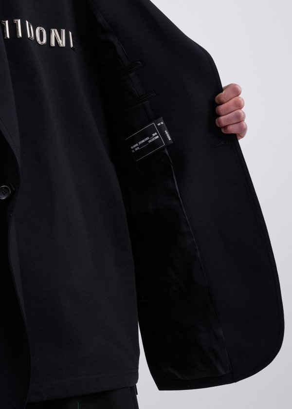 we11done Buckle Short Sleeves Jacket - Black | Garmentory