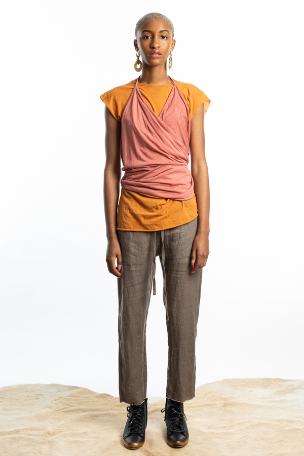 Rick Owens Lilies Tank - Dark Rose | Garmentory