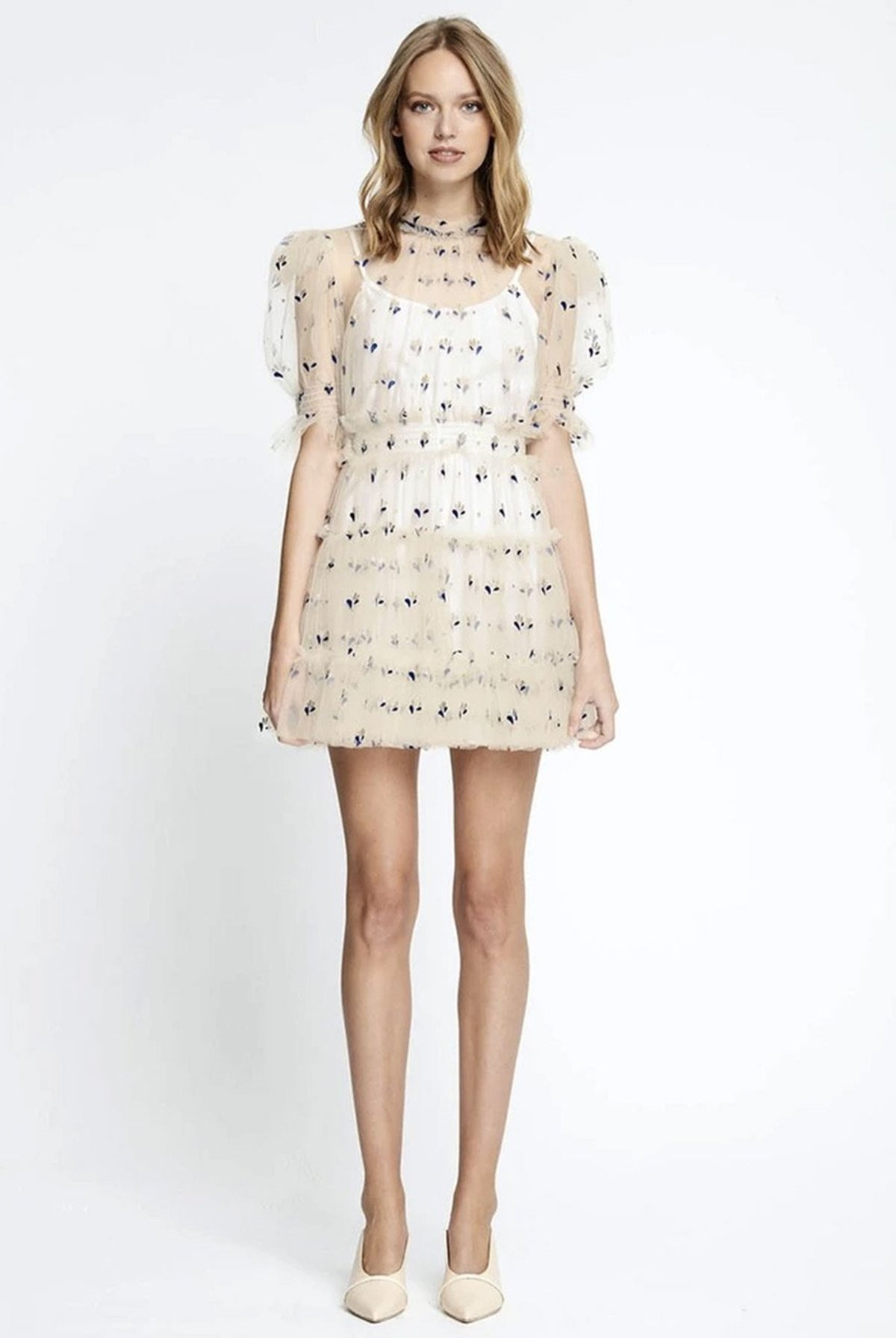 floral boho mini dress Boho Babe Color Block Floral Mini Dress in Navy L / Navy
