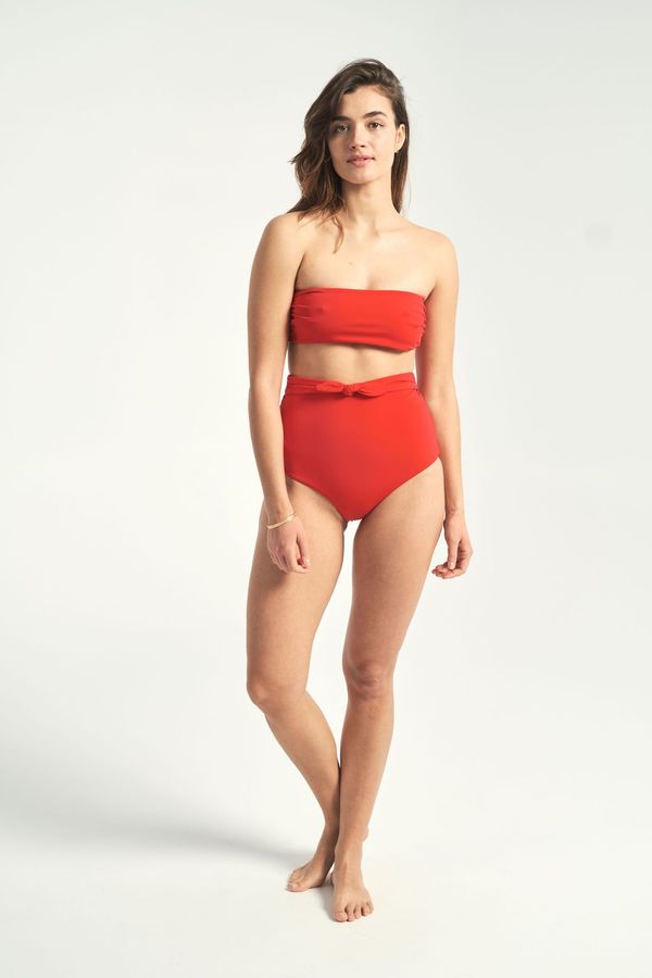 Mara Hoffman Jay Bikini Bottom - Red Mara Hoffman Jay Bikini Bottom - Red