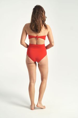 Mara Hoffman Jay Bikini Bottom - Red Mara Hoffman Jay Bikini Bottom - Red