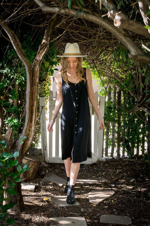 lacausa silk dress Lacausa Reversible Silk Dress