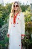 The Canyon Vintage Vintage Embroidered Linen Caftan - Thumbnail 3