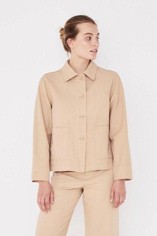 assembly label boxy denim jacket