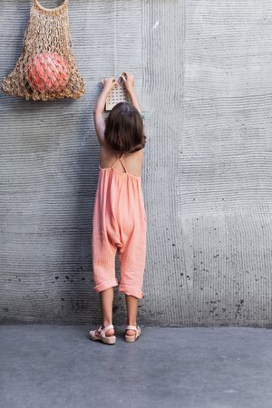 Soor Ploom Ines Romper in Melon | Garmentory